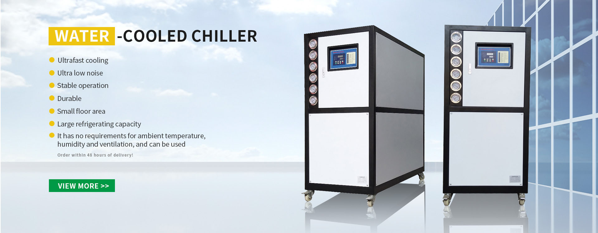 Chiller chłodzony wodą